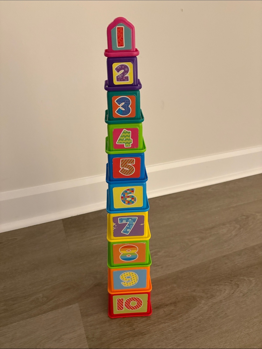 Stacking Number Tower - Colorful Kids Toy